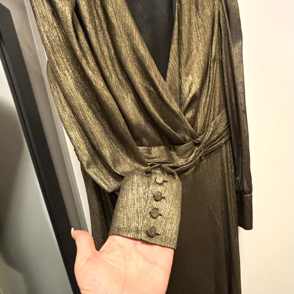 Addition Elle Wrap-Around Formal Old Hollywood Glam Gown - Picture 3 of 7